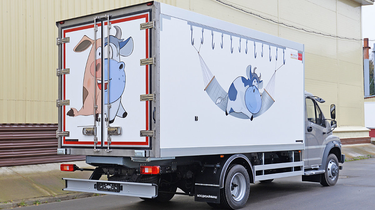 Meat and fresh food refrigerated truck, trailer, van body  Decopan Commercial Vehicle FRP GRP laminates