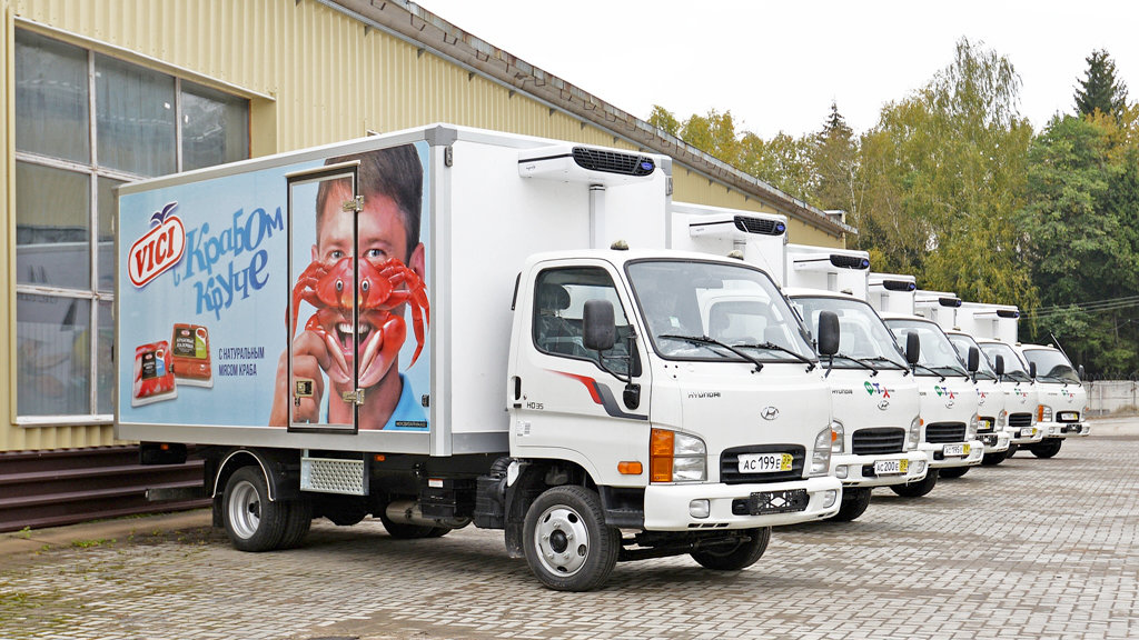 Vici surimi dağıtım filosu Decopan Commercial Vehicle (Ticari Araç) CTP levha