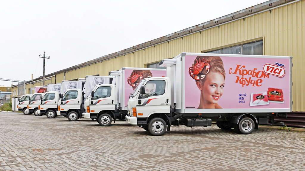 Vici surimi distribution fleet Decopan Commercial Vehicle FRP GRP laminates