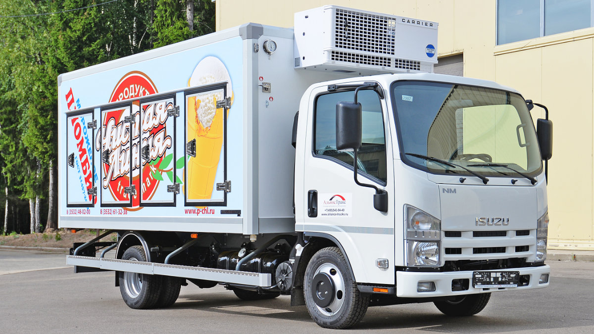 Chistaya Liniya ice cream chain Decopan Commercial Vehicle FRP laminate